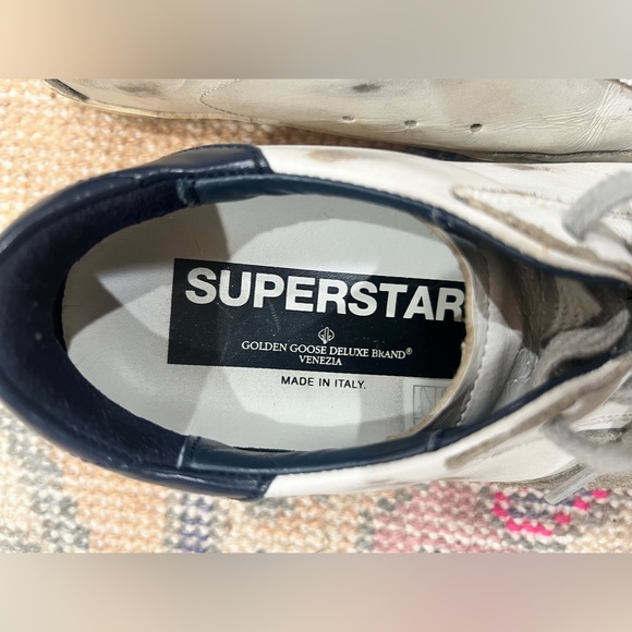 Women's Super-Star with suede star and blue heel tab - Picture 5 of 5